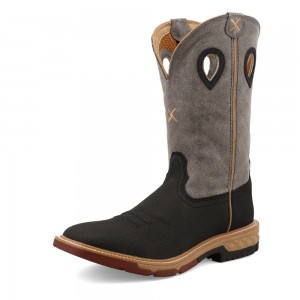 Twisted X 12" Western Trabajo Boot Grises Grises | XUPP1505