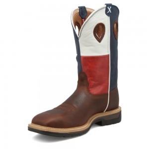 Twisted X 12" Western Trabajo Boot Marrom | GCHK3666