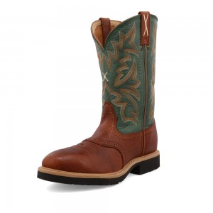 Green twisted x boots best sale