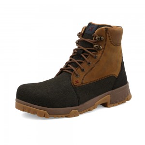 Twisted X 6" Trabajo Boot Grises | KLMJ8854